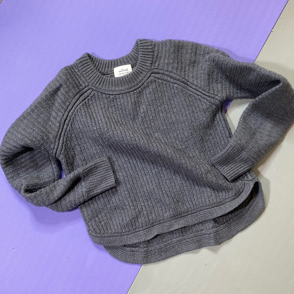Wilfred Grey Sweater
